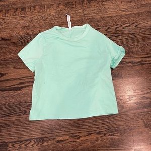 Lululemon, cropped all yours t-shirt, size 4
